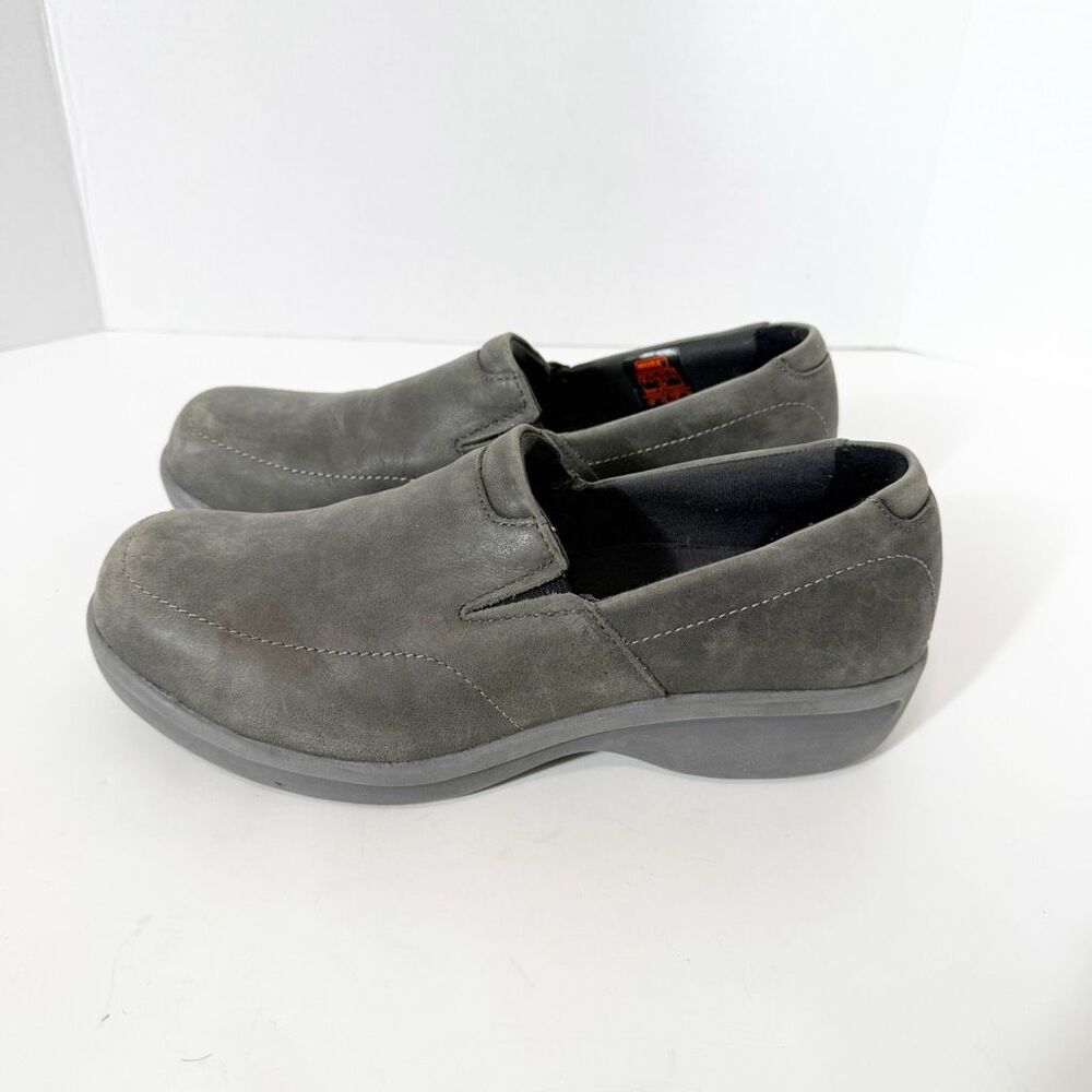 Worx by Red Wing Women 5112 Steel Toe Gray Slip On Work Safety Shoes Size 9 Wide - Picture 2 of 7